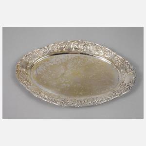 Silber Zucker-/Sahneset