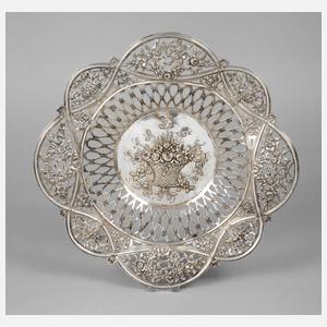 Silberschale Hildesheimer Rose