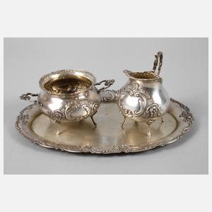 Zucker-/Sahneset Silber