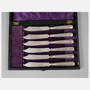 Sechs Obstmesser aus Adelsbesitz