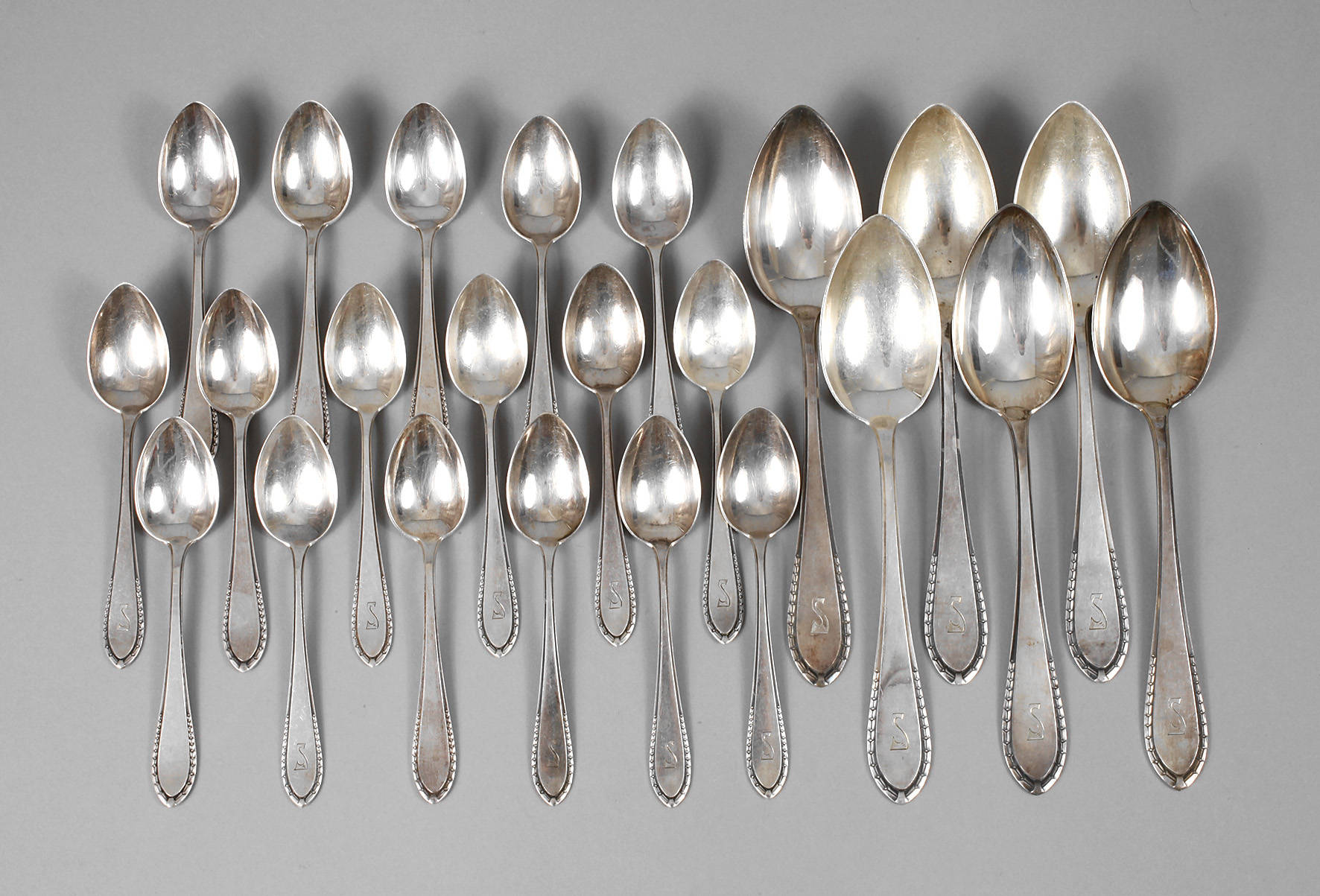 Silber Konvolut Kaffee- und Suppenlöffel
