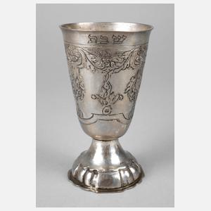 Jüdischer Sabbatbecher