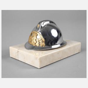 Briefbeschwerer mit französischem Feuerwehrhelm