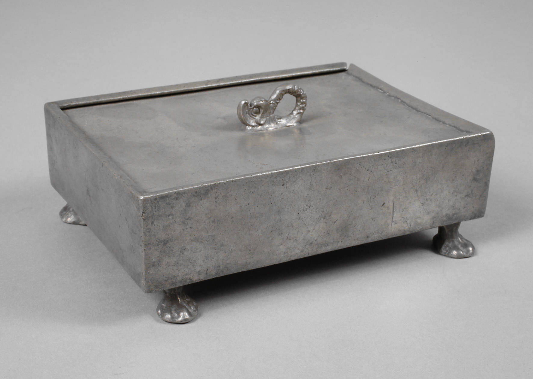 Biedermeier Gewürzdose Zinn