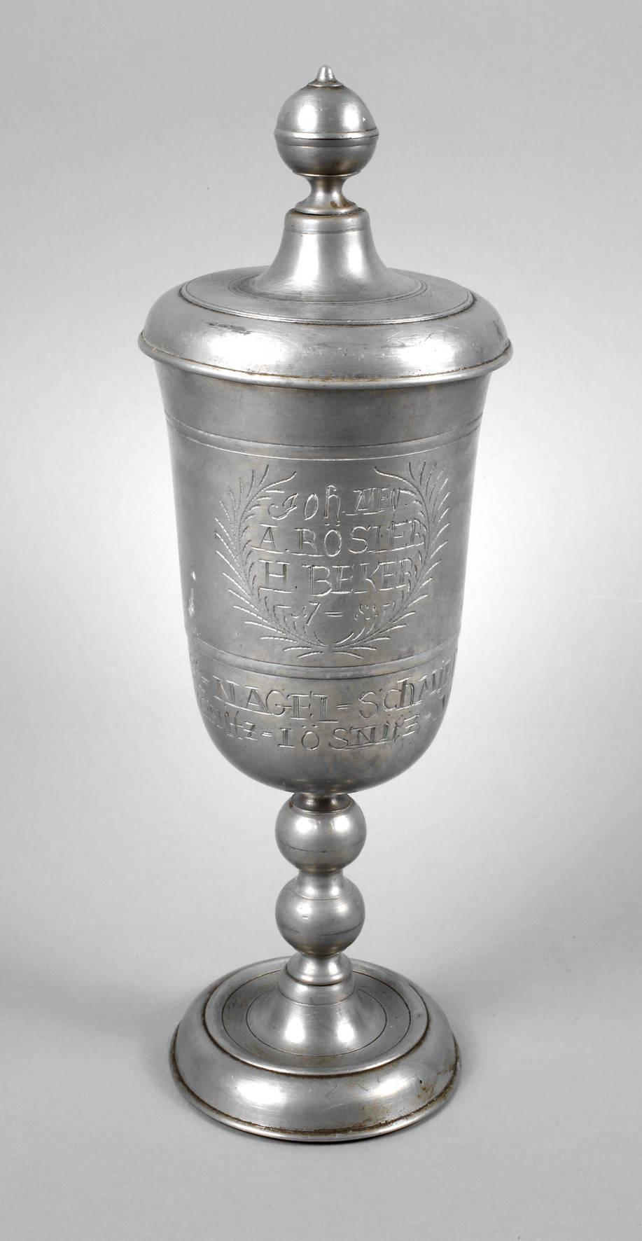 Zinn sächsischer Zunftpokal