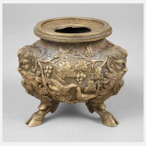 Bronze Tintenfass Historismus