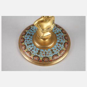 Frankreich figürlicher Kerzenleuchter