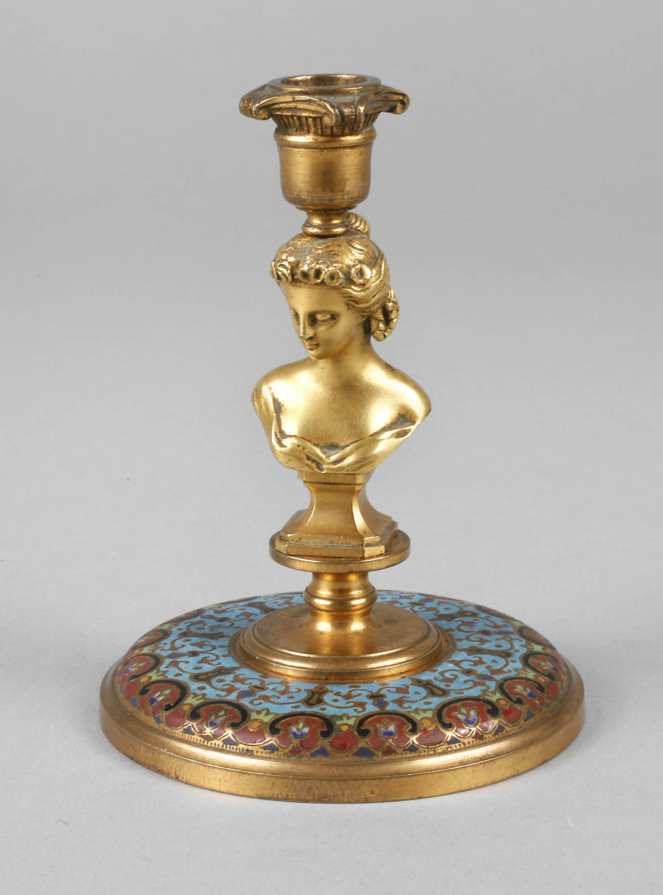 Frankreich figürlicher Kerzenleuchter