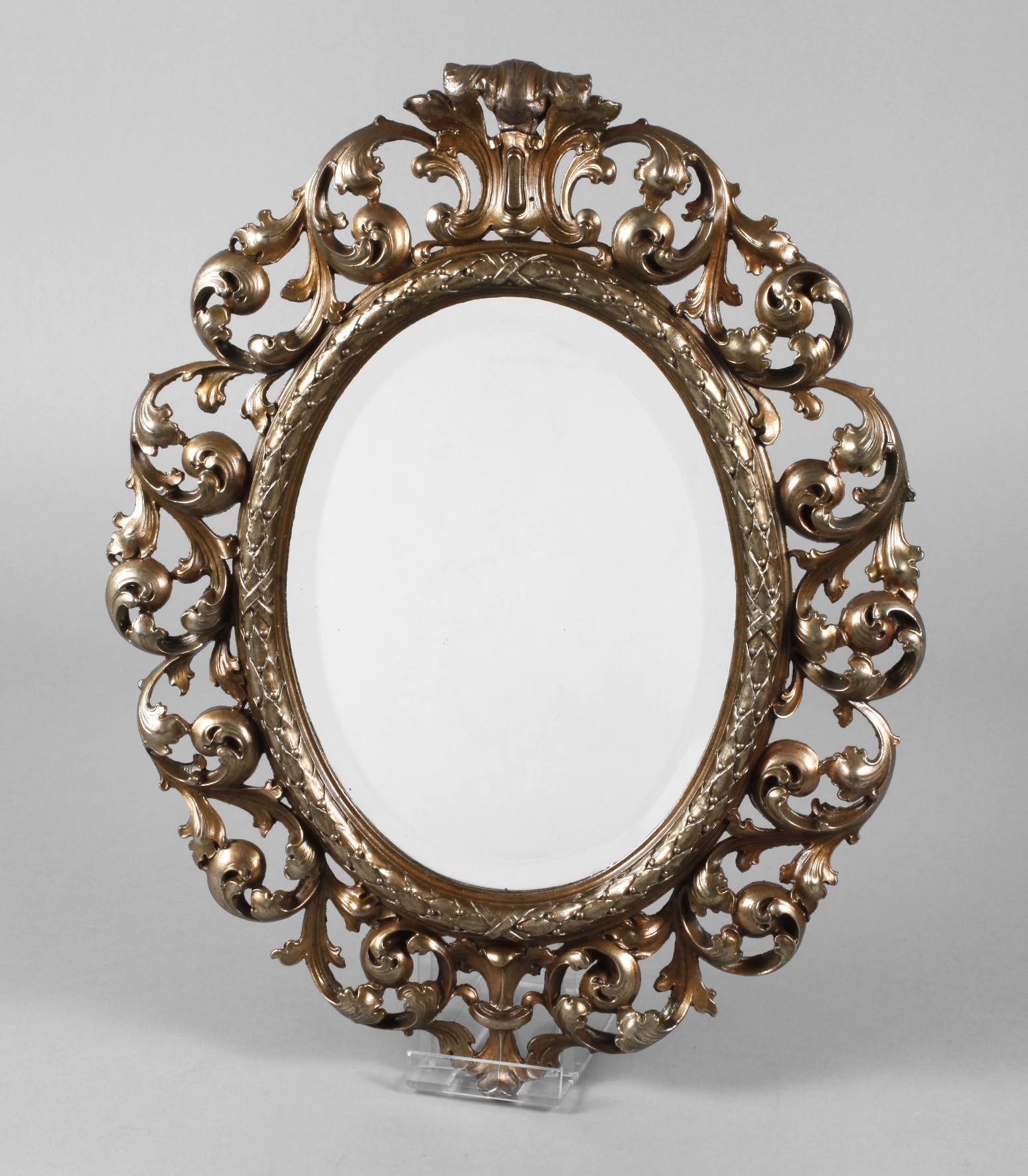 Großer Wandspiegel Eisenwerk Lauchhammer