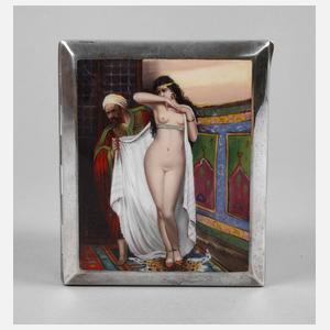 Feine Zigarettendose Email