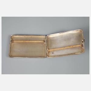 Silber Zigarettenetui Jagd