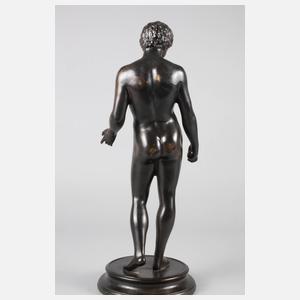 Metallgußplastik Antinoos Farnese