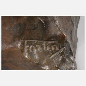 Edouard Fortiny, Büste eines barocken Herren