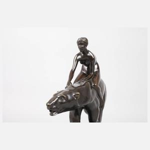 Berthold Nebel, Mädchenakt auf Eisbär