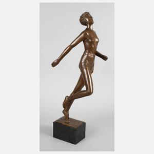 Große Bronze Sportlerin
