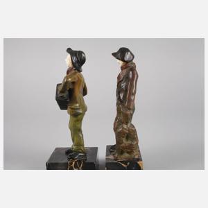 Alfred Jorel, Zwei junge Männer Chryselephantin