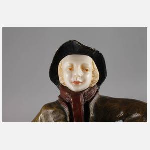 Alfred Jorel, Zwei junge Männer Chryselephantin