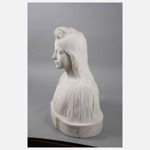 Große Marmorbüste ”Germaine”