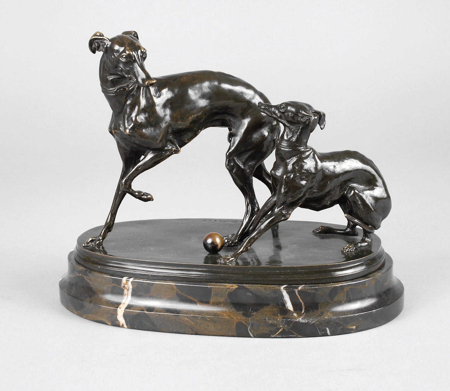 Pierre-Jules Mêne, Spielende Windhunde