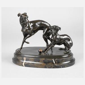 Pierre-Jules Mêne, Spielende Windhunde