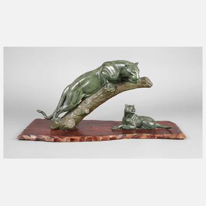 Tierplastik Art déco