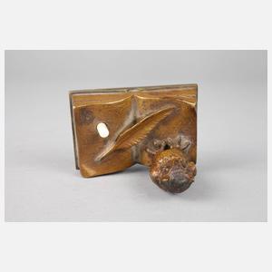 Wiener Bronze, Eule als Tischklingel