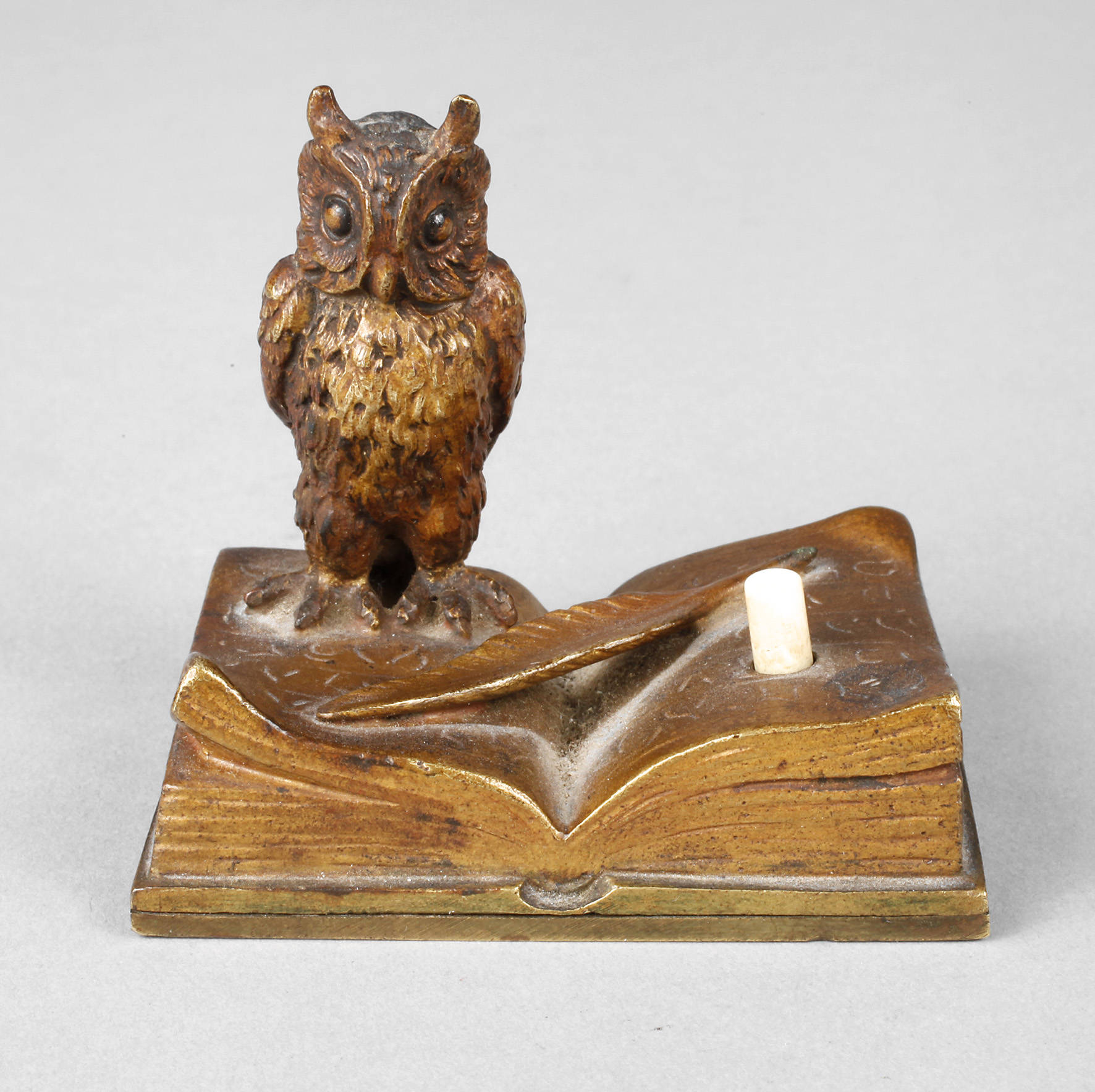 Wiener Bronze, Eule als Tischklingel