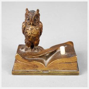 Wiener Bronze, Eule als Tischklingel