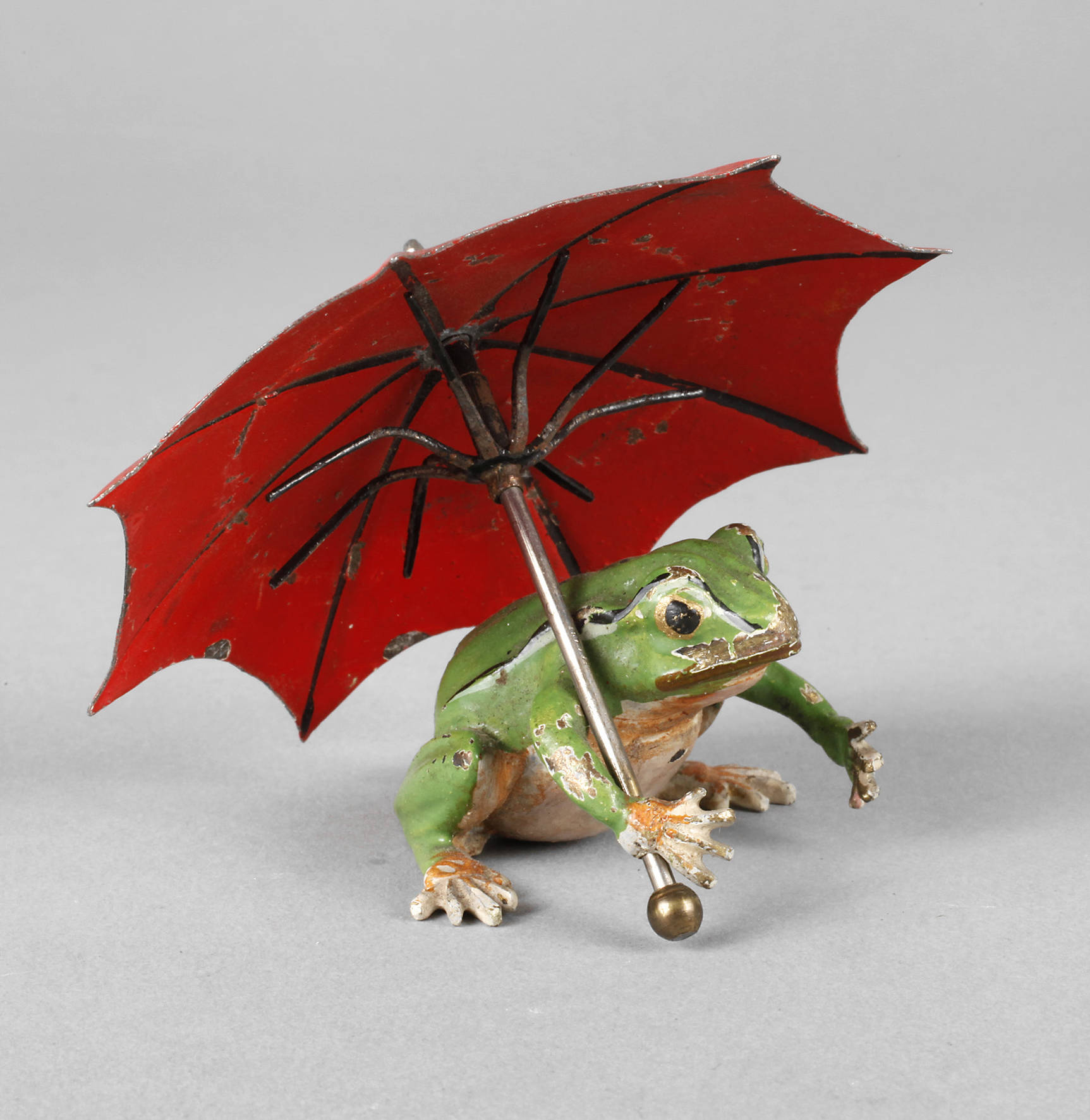 Wiener Bronze, Frosch mit Schirm