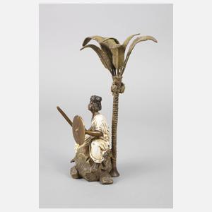 Franz Xaver Bergmann, Wiener Bronze Krieger unter Palme