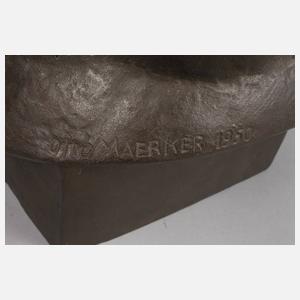 Otto Maerker, Büste Wilhelm Pieck