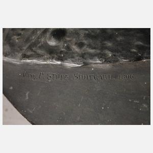 Bronzerelief, Wilhelm Sauer