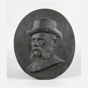 Bronzerelief, Wilhelm Sauer