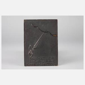 Bruno Ziegler, Plakette Mutter mit Kind