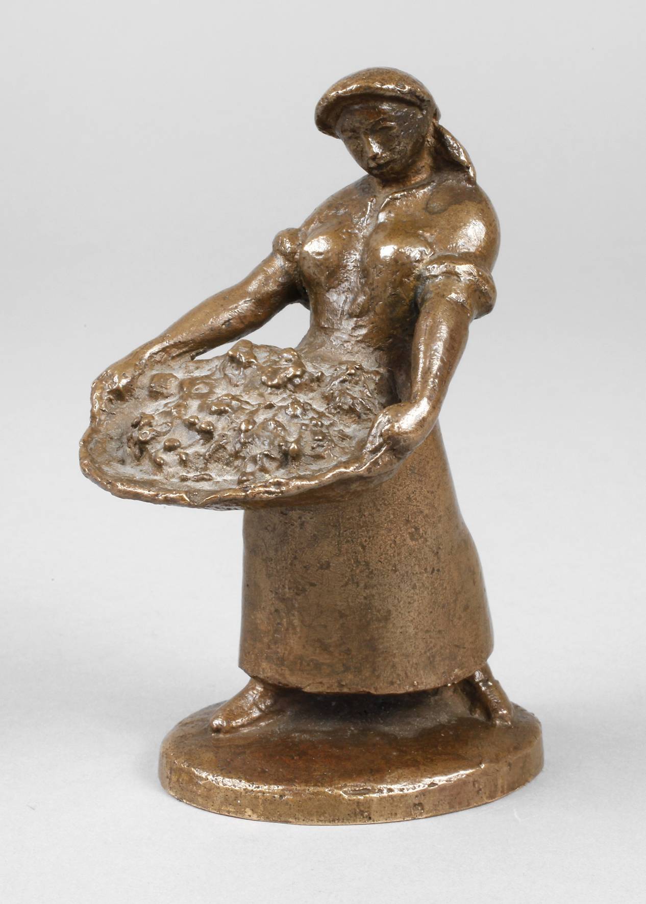 Georg Curt Bauch, Bauersfrau mit Korb