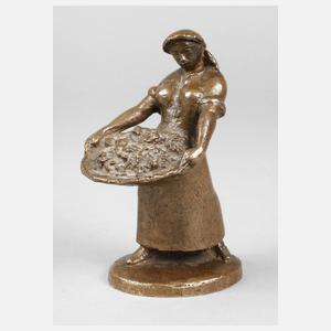 Georg Curt Bauch, Bauersfrau mit Korb