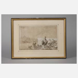 Nicolaes Pietersz Berchem, Vor der Überfahrt