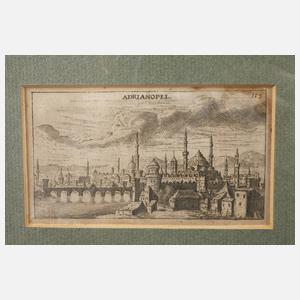 Jacob Sandrart, Ansichten von Adrianopel und Konstantinopel