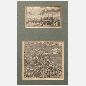 Jacob Sandrart, Ansichten von Adrianopel und Konstantinopel