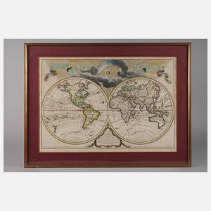 Weltkarte aus ”Atlas geographique et universel”