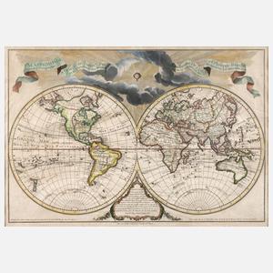 Weltkarte aus ”Atlas geographique et universel”