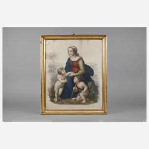 Prof. Michele Fanoli, ”Die schöne Gärtnerin” nach Raffael