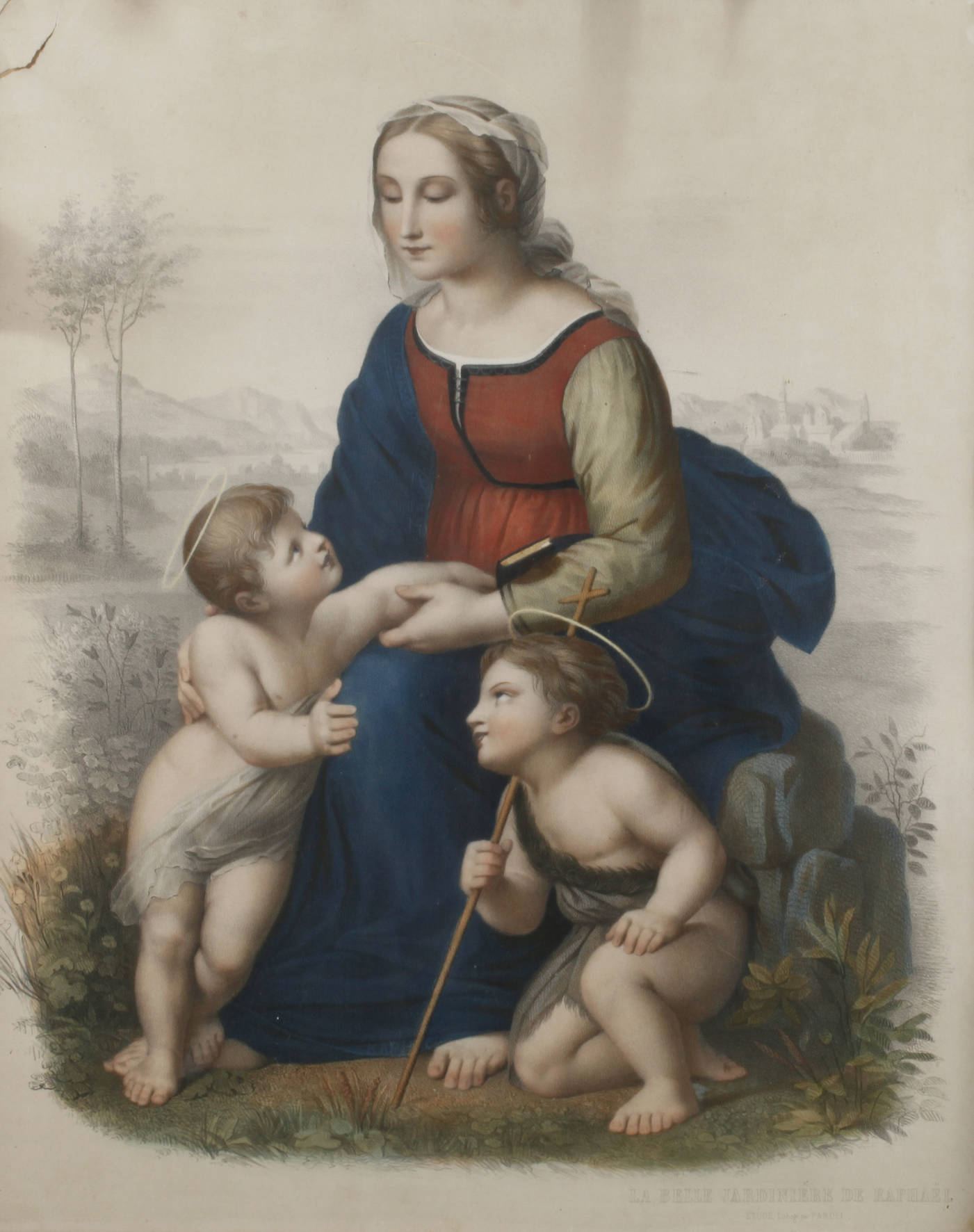 Prof. Michele Fanoli, ”Die schöne Gärtnerin” nach Raffael