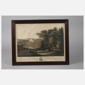 Johann Baptist Hössel, Ansicht Schloss Burgk