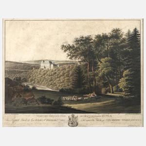Johann Baptist Hössel, Ansicht Schloss Burgk