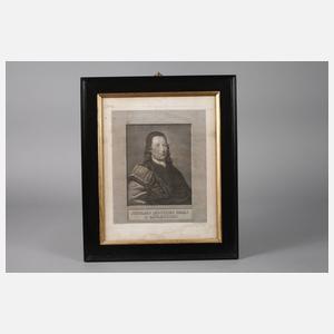 F. Lehmann, Portrait Reichsgraf Zinzendorf