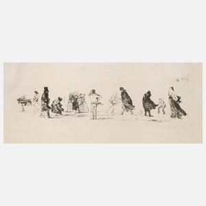 Prof. Adolph von Menzel, Bei Sturm