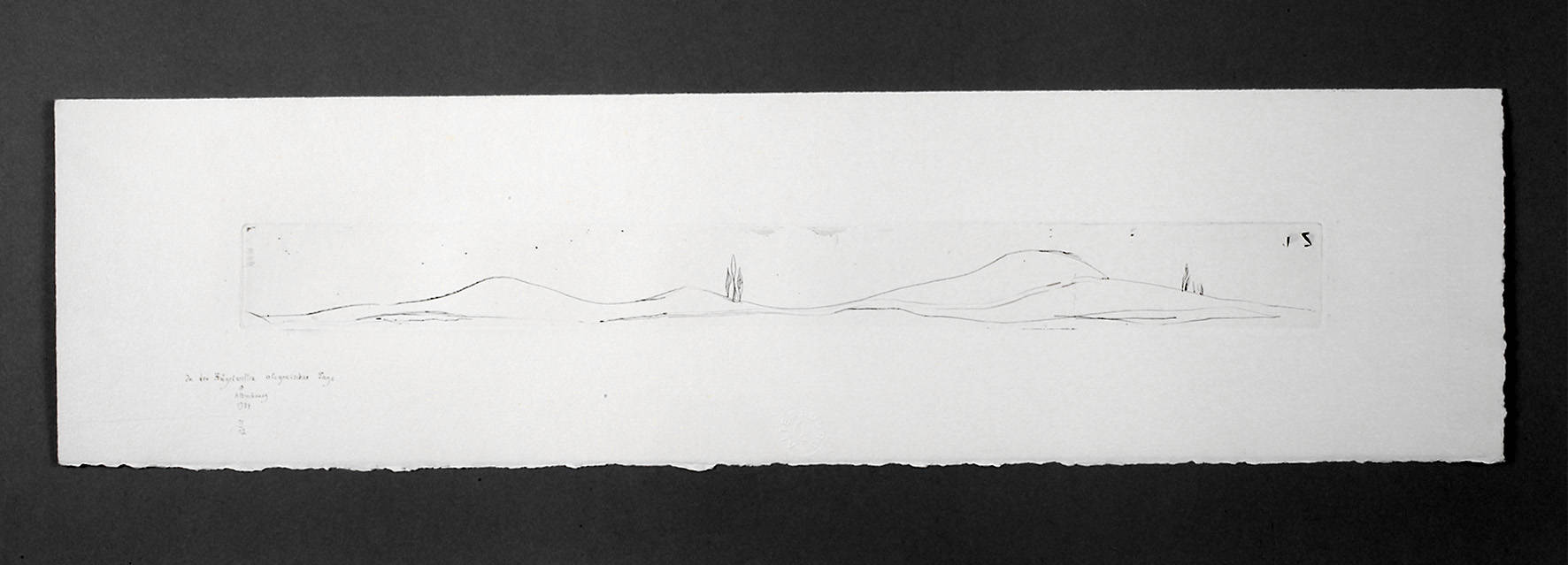 Gerhard Altenbourg, Radierung