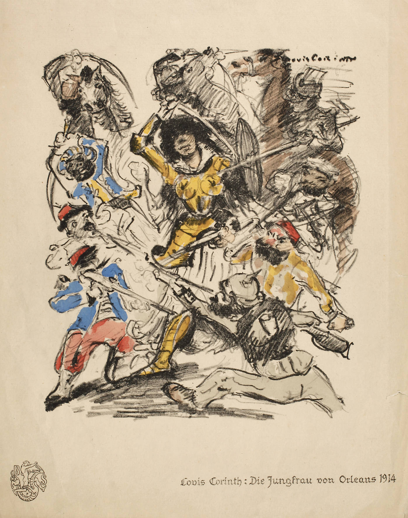 Prof. Lovis Corinth, ”Die Jungfrau von Orleans”