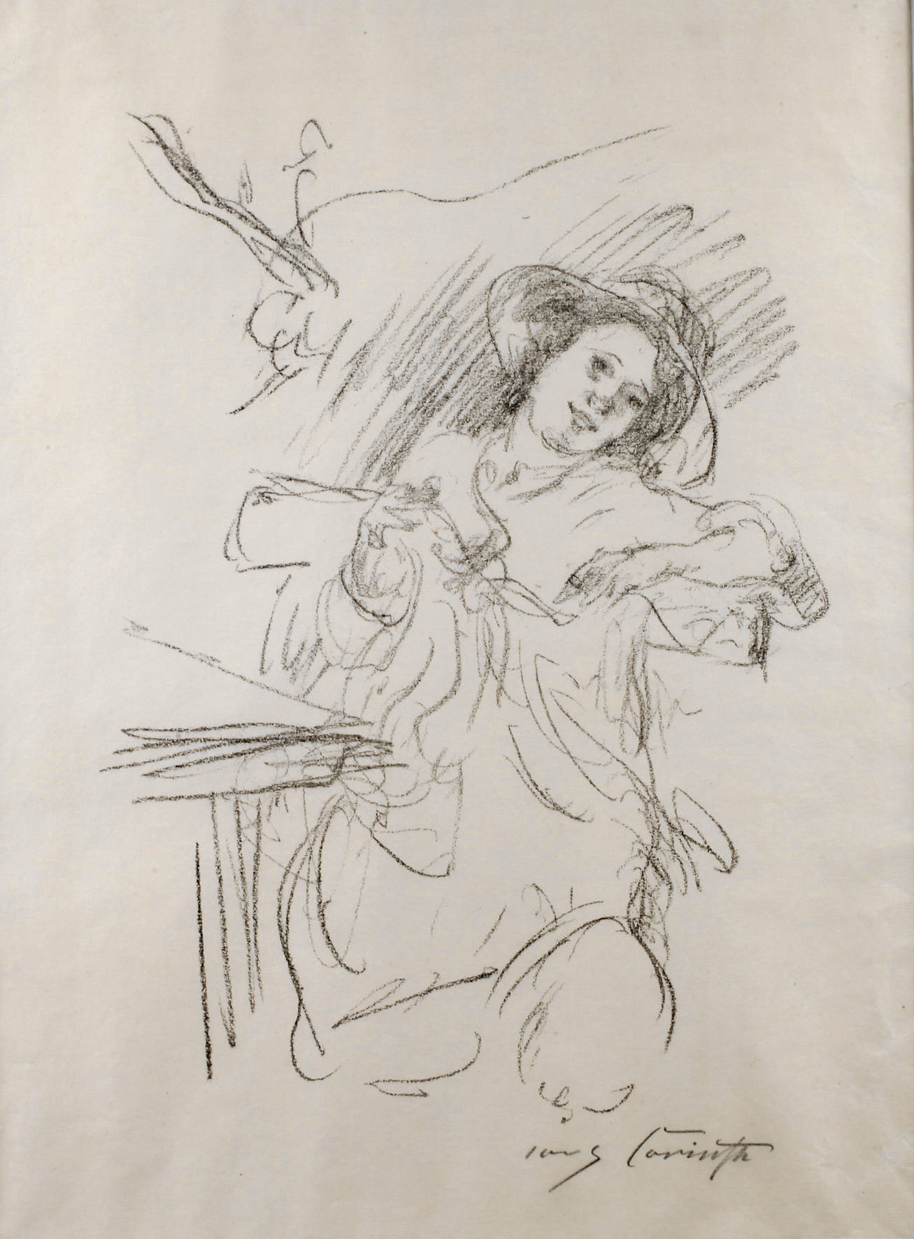 Prof. Lovis Corinth, Bildnis Charlotte Behrend-Corinth